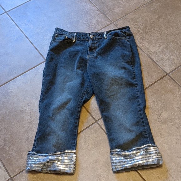 angel jeans capris